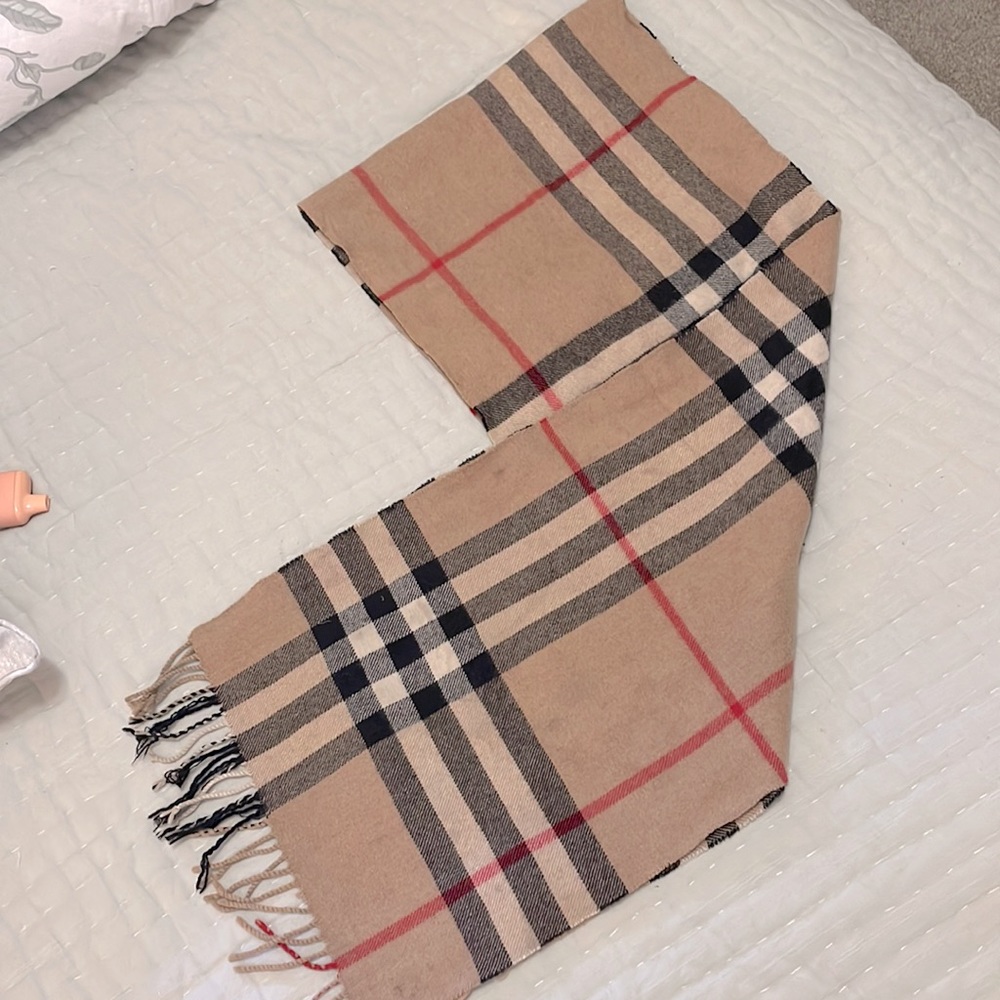 The Burberry Check Cashmere Scarf